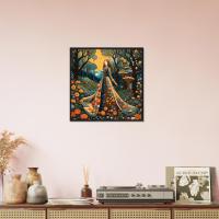 Floral Forest, Original Art, Framed or Unframed Print on Paper