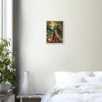 Floral Forest, Original Art, Framed or Unframed Print on Paper