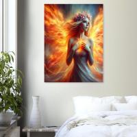 Fire Fairy - Original Art Print - Framed or Unframed