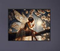 Fairy, Original Art Print, Framed or Unframed