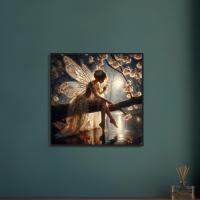 Fairy, Original Art Print, Framed or Unframed