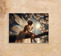Fairy, Original Art Print, Framed or Unframed