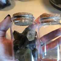Large Jar with Cork, Favor Jar, Herb Jars, Craft Storage