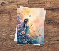 Fairy - Greeting Cards - Fae Note Cards, Single or Bulk Pack of 10