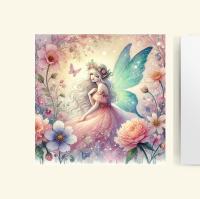 Set of 3 Designs, Fairy Greeting Cards, Bulk Pack of Cards
