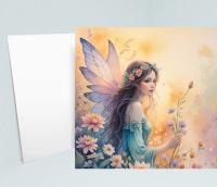 Set of 2 Designs, Fairy Greeting Cards, Bulk Pack of Cards