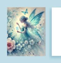 Set of 3 Designs, Fairy Greeting Cards, Bulk Pack of Cards
