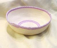 Rope Basket, Wrap Basket, Gift Basket, Catch All, Rope Bowl