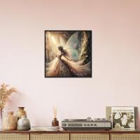 Wood Print, Fairy, Original Art, Print on Wood, Ready to Hang