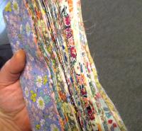 Fabric Bundle, All Cotton - Precut Squares - 8x8” Floral Layer Cake, Multiple Colors, for Crafting, Patchwork, and Quilting