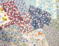 Fabric Bundle, All Cotton - Precut Squares - 8x8” Floral Layer Cake, Multiple Colors, for Crafting, Patchwork, and Quilting