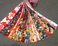 Jelly Roll, Fabric Strips Bundle, All Cotton - Multiple Colors, for Crafting, Rugs, Baskets, Patchwork, and Quilting