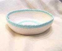 Rope Basket, Wrap Basket, Gift Basket, Catch All, Rope Bowl