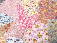 Fabric Bundle, All Cotton - Precut Squares - 8x8” Floral Layer Cake, Multiple Colors, for Crafting, Patchwork, and Quilting