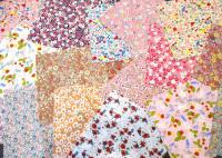 Fabric Bundle, All Cotton - Precut Squares - 8x8” Floral Layer Cake, Multiple Colors, for Crafting, Patchwork, and Quilting
