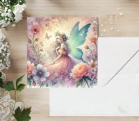 Fairy Greeting Cards, Large and Small Notecards, Birthday, Invitations