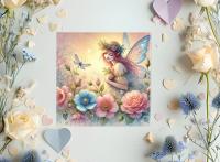 Set of 3 Designs, Fairy Greeting Cards, Bulk Pack of Cards