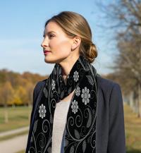 Velvet Scarf - Long Soft Scarf