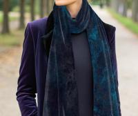 Velvet Scarf - Multiple Colors Gradients - Long Super Soft Scarf