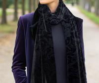 Velvet Scarf - Soft long Scarf, Multiple colors