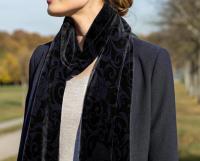 Velvet Scarf - Soft long Scarf, Multiple colors
