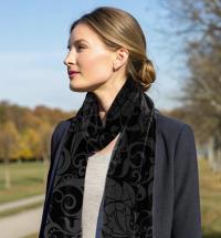 Velvet Scarf - Soft long Scarf, Multiple colors