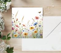 Wildflowers - Single Card or Bulk 10 Pack of Gift Cards