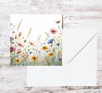 Wildflowers - Single Card or Bulk 10 Pack of Gift Cards