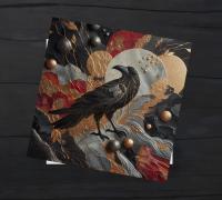 Raven - Large Cards, Notecards, Birthday, Invites