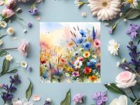 Wildflowers - Single Card or Bulk 10 Pack of Gift Cards