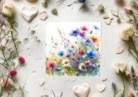 Wildflowers - Single Card or Bulk 10 Pack of Gift Cards