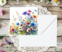 Wildflowers - Single Card or Bulk 10 Pack of Gift Cards