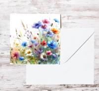 Wildflowers - Single Card or Bulk 10 Pack of Gift Cards