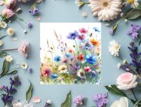 Wildflowers - Single Card or Bulk 10 Pack of Gift Cards