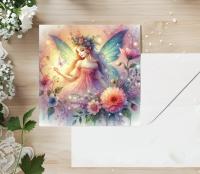 Set of 3 Designs, Fairy Greeting Cards, Bulk Pack of Cards