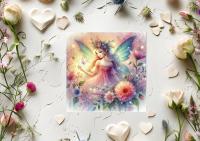 Set of 3 Designs, Fairy Greeting Cards, Bulk Pack of Cards