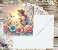 Set of 3 Designs, Fairy Greeting Cards, Bulk Pack of Cards