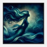 Mermaid Print - Framed or Unframed - Original Art - Print on Paper