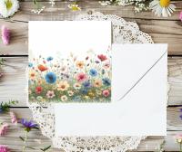 Wildflowers - Single Card or Bulk 10 Pack of Gift Cards