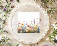 Wildflowers - Single Card or Bulk 10 Pack of Gift Cards