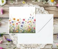 Wildflowers - Single Card or Bulk 10 Pack of Gift Cards