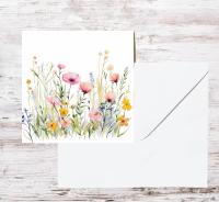 Wildflowers - Single Card or Bulk 10 Pack of Gift Cards