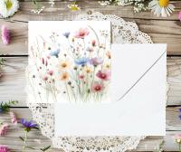 Wildflowers - Single Card or Bulk 10 Pack of Gift Cards