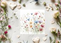 Wildflowers - Single Card or Bulk 10 Pack of Gift Cards