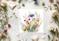 Wildflowers - Single Card or Bulk 10 Pack of Gift Cards