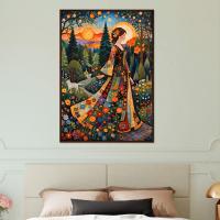 Floral Forest, Unframed or Framed, Print on Paper, Original Art