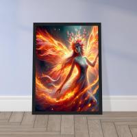 Fire Fairy - Original Art Print - Framed or Unframed
