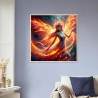 Fire Fairy - Original Art Print - Framed or Unframed