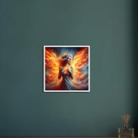 Fire Fairy - Original Art Print - Framed or Unframed