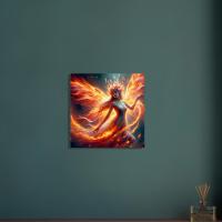 Print on Canvas, Fire Fairy, Ready to Hang